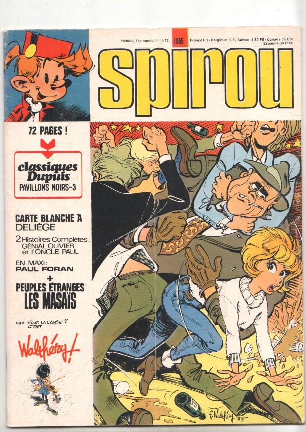 Revista Spirou num 1855: 1/11/73 - Classiques Dupuis pavillons noirs-3