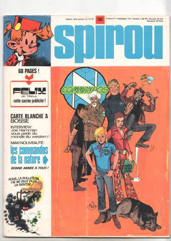 Revista Spirou num 1863: 27/12/73 - Les Classiqes Dupuis Felix de Tillieux