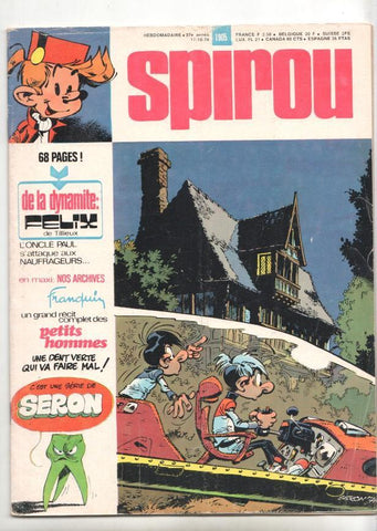 Revista Spirou num 1905: 17/10/74 - De la dynamite Felix de Tillieux