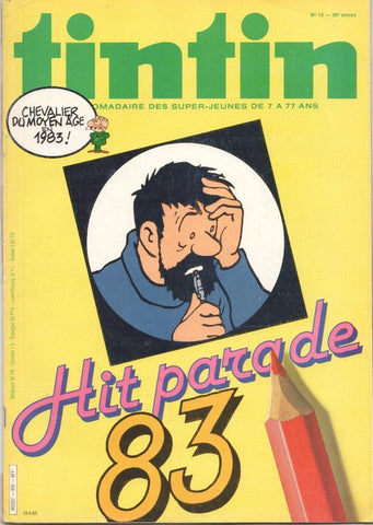 Revista Tintin num 19, año 38, 10/5/83: Hit parade 83