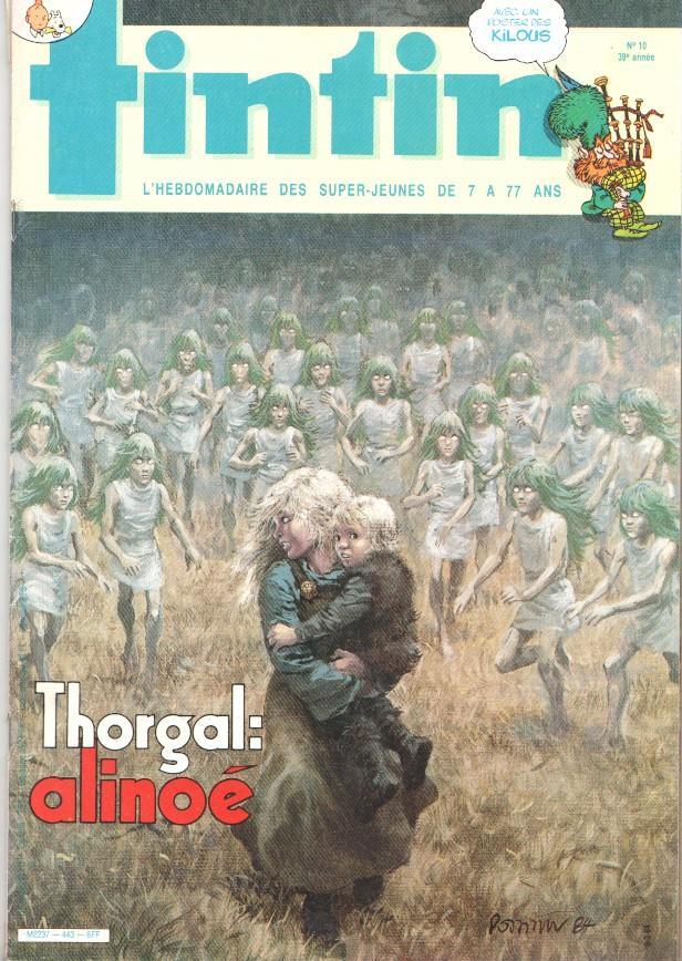 Revista Tintin num 10, año 39, 6/3/84: Thorgal Alinoe