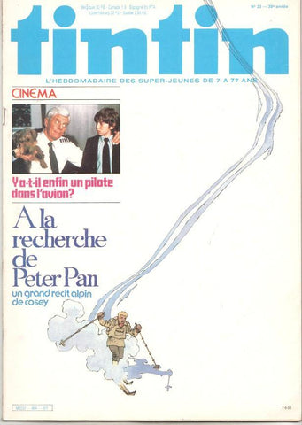 Revista Tintin num 23, año 38, 7/6/83: A la recherche de Peter Pan