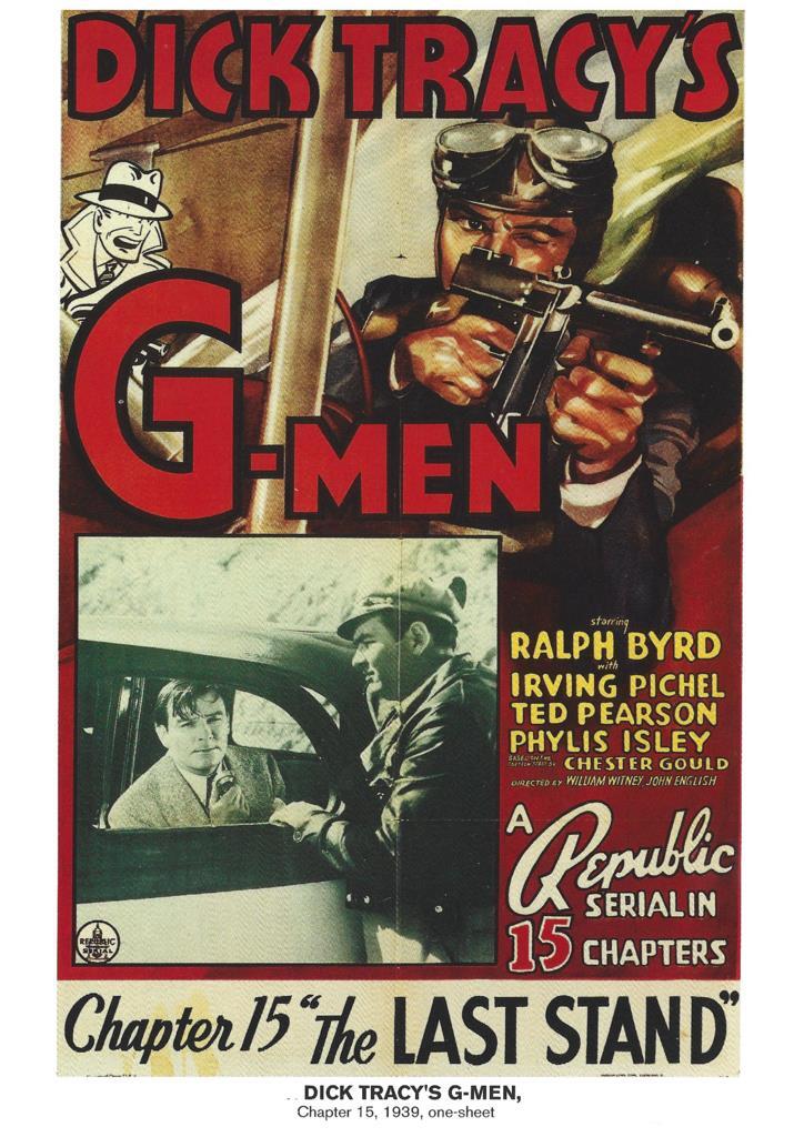 Poster DIN 4 numero 0965: Dick Tracy's G-Men, chapter 15, 1939: Ralph Byrd