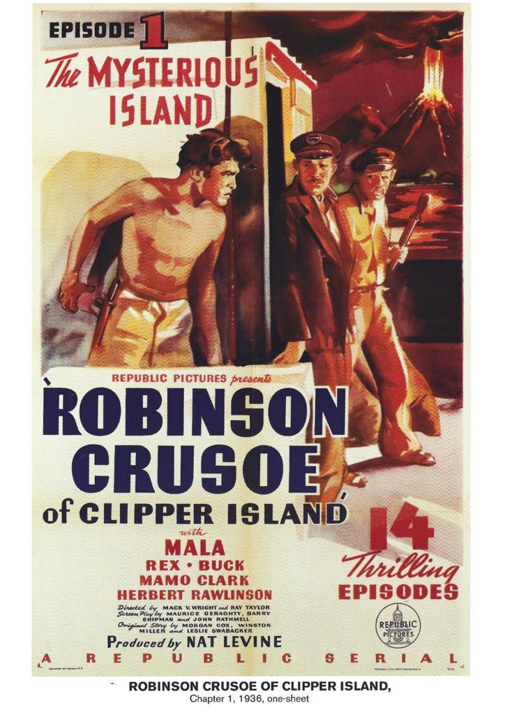 Poster DIN 4 numero 0967: Robinson Crusoe of Clipper Island: chapter 1, 1936: Mala-Rex-Buck 