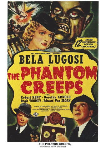 Poster DIN 4 numero 1122: The Phantom Creeps, entire serial, 1939: Bela Lugosi