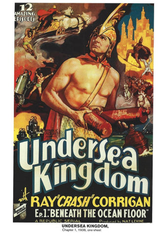 Poster DIN 4 numero 1125: Undersea Kingdom, chapter 1, 1936: Ray Corrigan