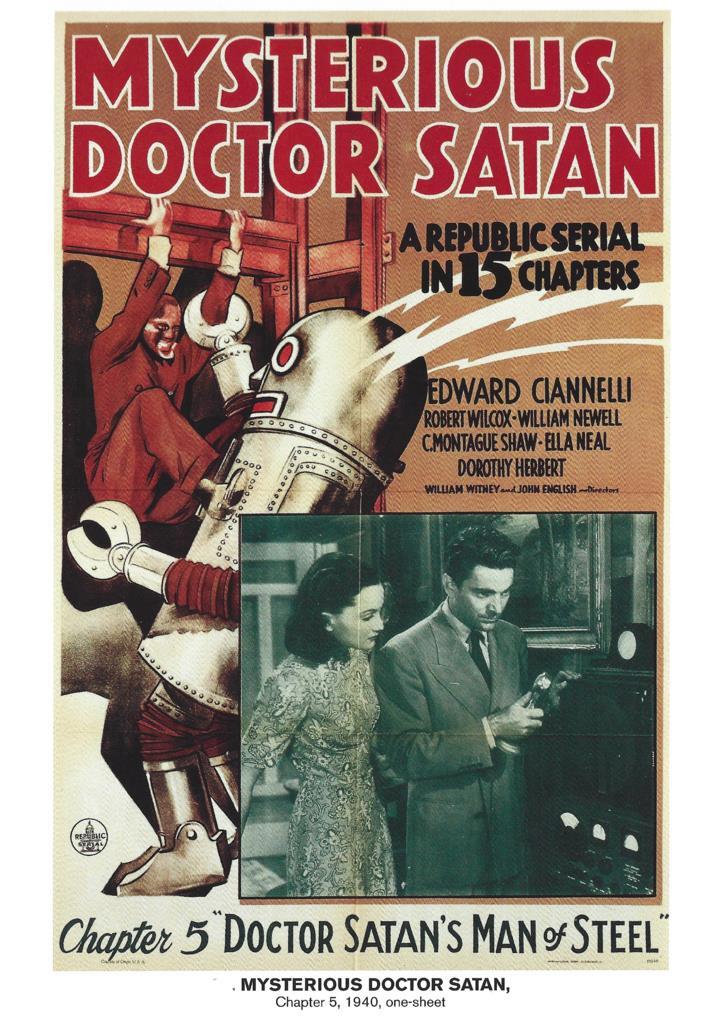 Poster DIN 4 numero 1129: Mysterious Doctor Satan: Doctor Satan's man of Steel: chapter 4, 1940: Edward Ciannelli