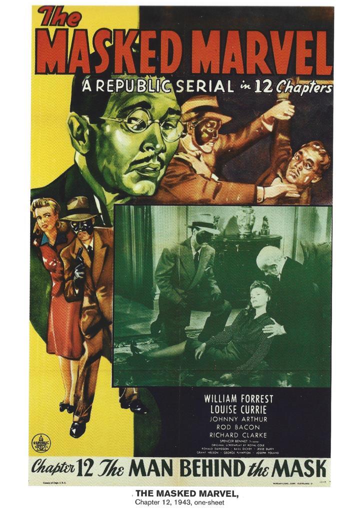 Poster DIN 4 numero 1130: The Masked Marvel: The Man behind the mask, chapter 12, 1943: William Forrest