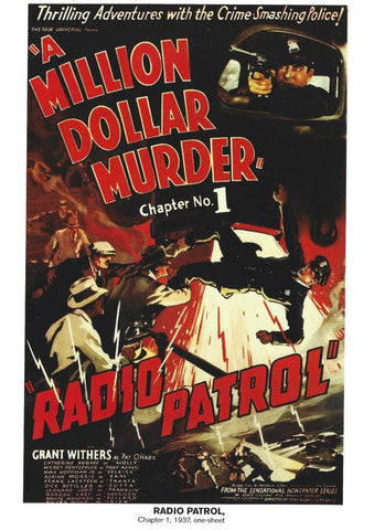 Poster DIN 4 numero 1135: Radio Patrol: A million dollar murder: chapter 1, 1937: Grant Withers