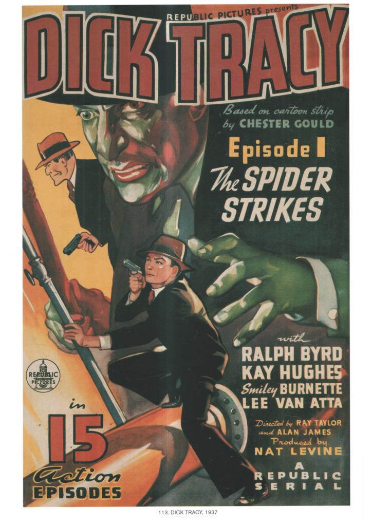 Poster DIN 4 numero 1137: Dick Tracy: The Spider Strikes, 1937: Ralph Byrd