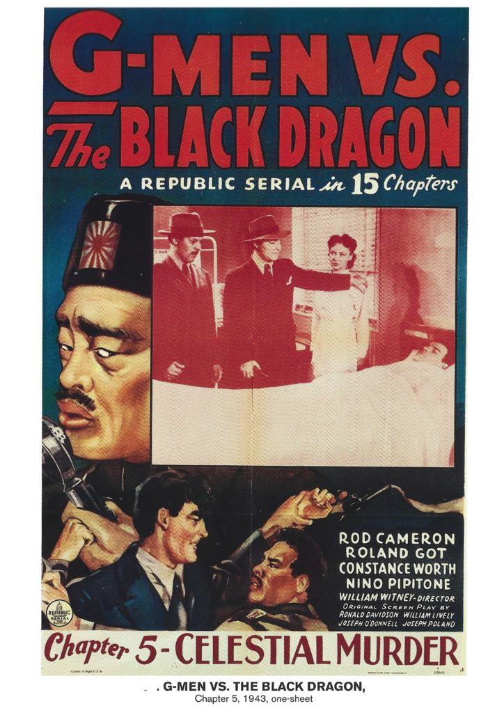 Poster DIN 4 numero 1139: G-Men vs The Black Dragon: Celestial Murder: chapter 4, 1943: Rod Cameron