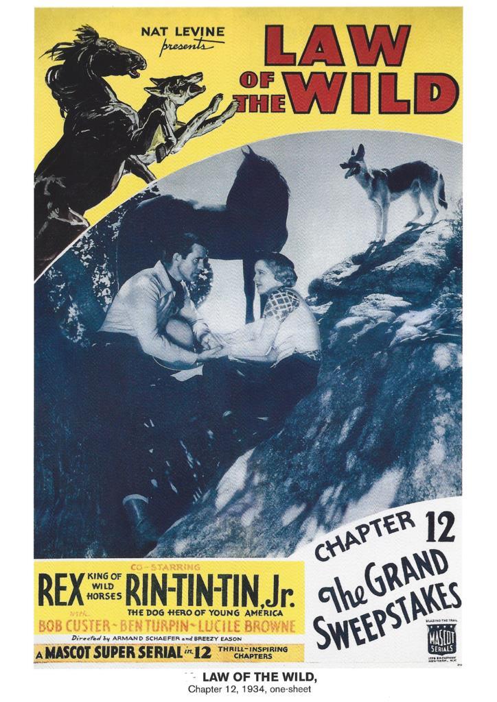 Poster DIN 4 numero 1154: Law of The Wild (Rin Tin Tin Jr): The Grand Sweepstakes: chapter 12, 1934