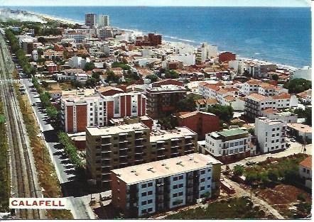 POSTAL A4111: Vista parcial de Calafell