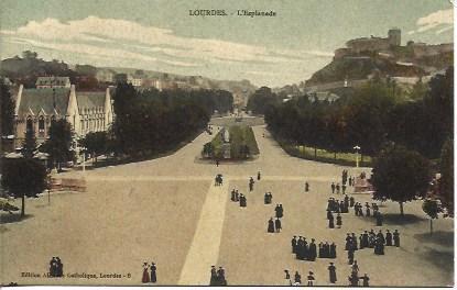 POSTAL A4567: Explanada de Lourdes