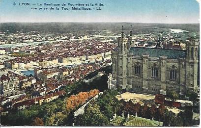 POSTAL A4573: Basilica de Lyon