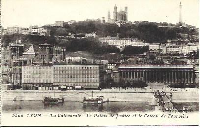 POSTAL A4574: Catedral de Lyon