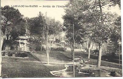POSTAL A4561: Jardin de Usclado en Lamalou les Bains