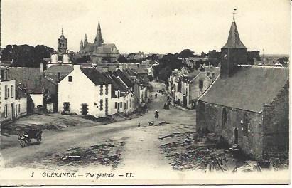 POSTAL A4549: Vista general de Guerande