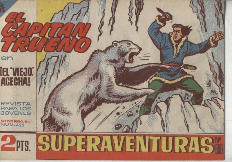El Capitan Trueno original numero 422: El viejo acecha