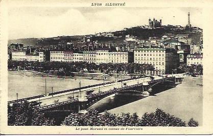 POSTAL A4607: Pont Morand en Lyon