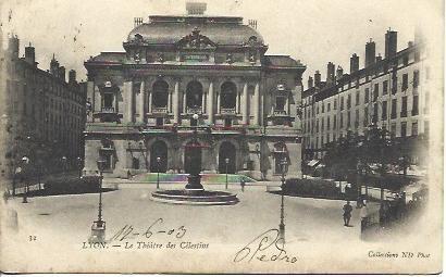 POSTAL A4613: Teatro de Lyon