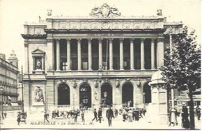 POSTAL A4621: La Bolsa en Marsella