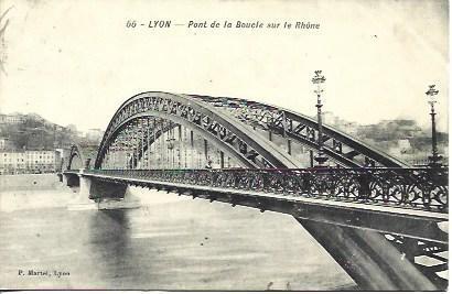 POSTAL A4604: Puente de la Boule en Lyon