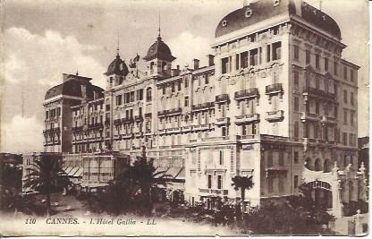 POSTAL A4483: Hotel Gallia en Cannes