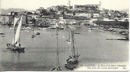 POSTAL A4485: Puerto de Cannes