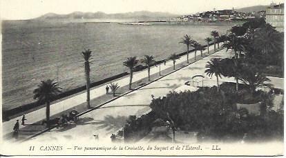 POSTAL A4488: Panoramica de la Croisette de Cannes
