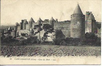 POSTAL A4490: Muralla de Carcassonne