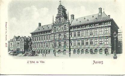 POSTAL A4474: Ayuntamiento de Anvers