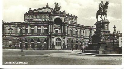POSTAL A4457: Opera de Dresden