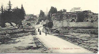 POSTAL A4525: Ruinas de Cimiez