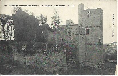 POSTAL A4526: Castillo de Clisson