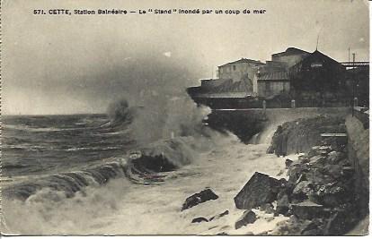 POSTAL A4519: Balneario de Cette