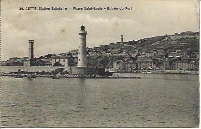 POSTAL A4518: Faro Saint Louis en Cette