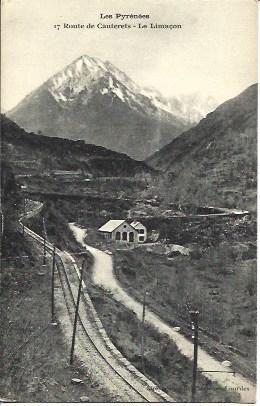 POSTAL A4502: Ruta de Cauterets, Francia