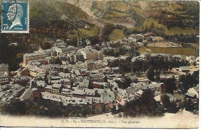 POSTAL A4505: Cauterets, vista general