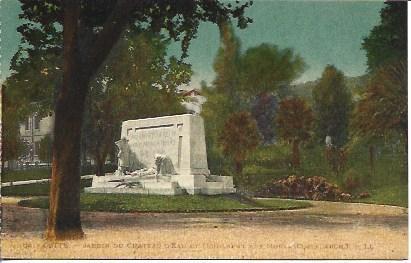 POSTAL A4515: Jardines de Cette, Francia