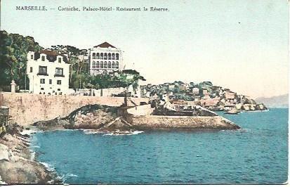 POSTAL A4625: Corniche de Marsella