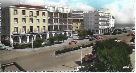 POSTAL A4735: Entrada a la playa de Canet Plage