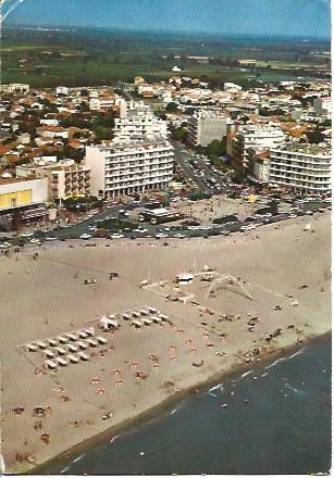 POSTAL A4739: Vista aerea de la playa de Canet Plage