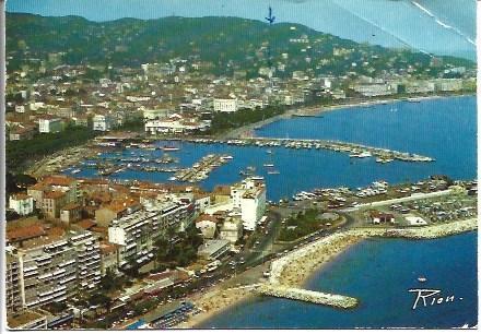 POSTAL A4740: Vista aerea de Cannes