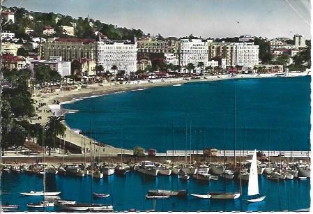 POSTAL A4741: Puerto y hoteles de Cannes