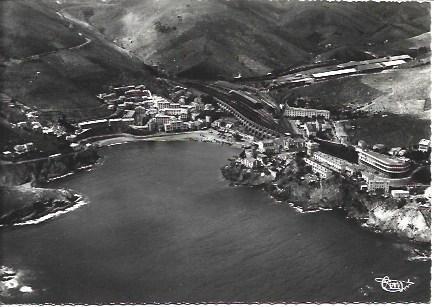 POSTAL A4746: Vista aerea de Cerbere