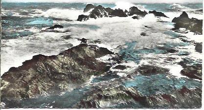 POSTAL A4750: Rocas en la Costa Roja de Francia