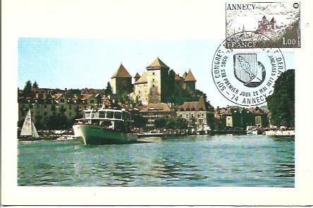 POSTAL A4714: Villa de Annecy