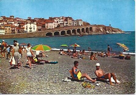 POSTAL A4719: Playa de Banyuls sur Mer
