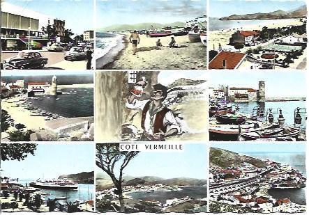POSTAL A4752: Cote Vermeille